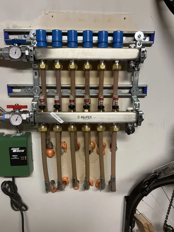 Plumber performing Leak Detection at a residential property in Fort Myers Beach